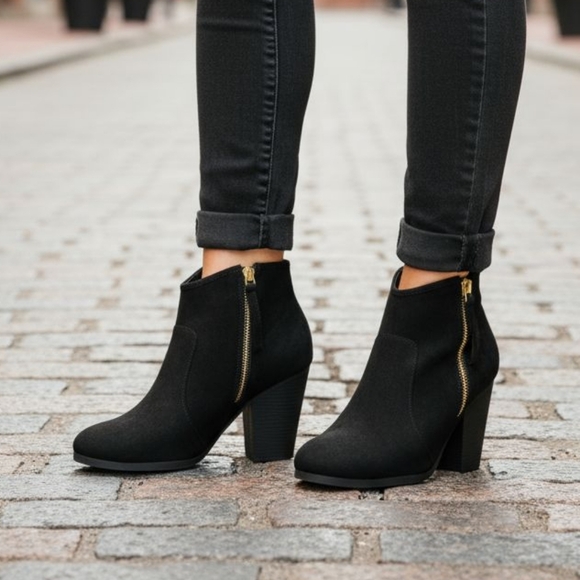 Journee Collection womens link Booties. Size 9 - Picture 1 of 10